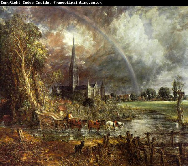 John Constable Salisbury Cathedral from the Meadows2